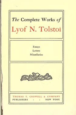 The Complete Works of Lyof N. Tolstoi - 11 (Crowell, 1899).djvu