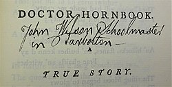 Dr Hornbook identified for Geddes. The Geddes Burns. Notation added for Bishop Geddes.jpg