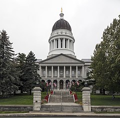 The Maine State House in 2017