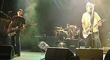 Bassist Greg K., drummer Pete Parada, and frontman Dexter Holland in 2008 The Offspring 2008-2.jpg