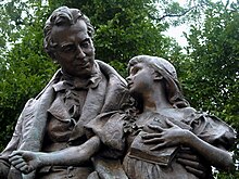 A sculpture of Thomas Hopkins Gallaudet and Alice Cogswell located on the Gallaudet University campus Thomas and Alice, Gallaudet University.jpg