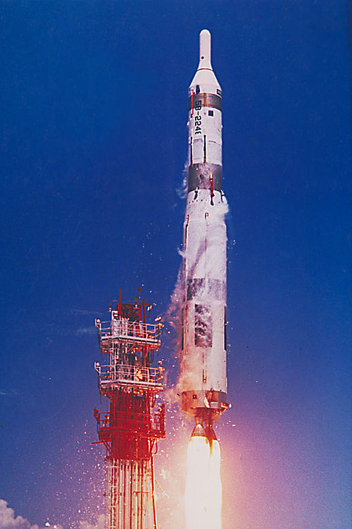 Launch of a Titan I ICBM from Cape Canaveral