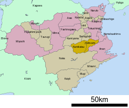 Katsuura - Harta