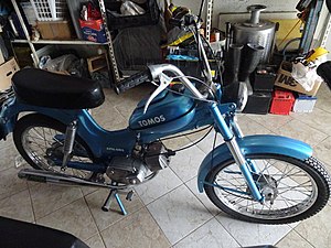 A Tomos Moped