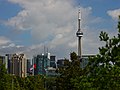 * Nomination A view on the skyline of Toronto from a park to the east of the CN Tower. --Jchmrt 22:58, 9 September 2018 (UTC) * Promotion  Support Good quality. --Yann 12:59, 12 September 2018 (UTC)