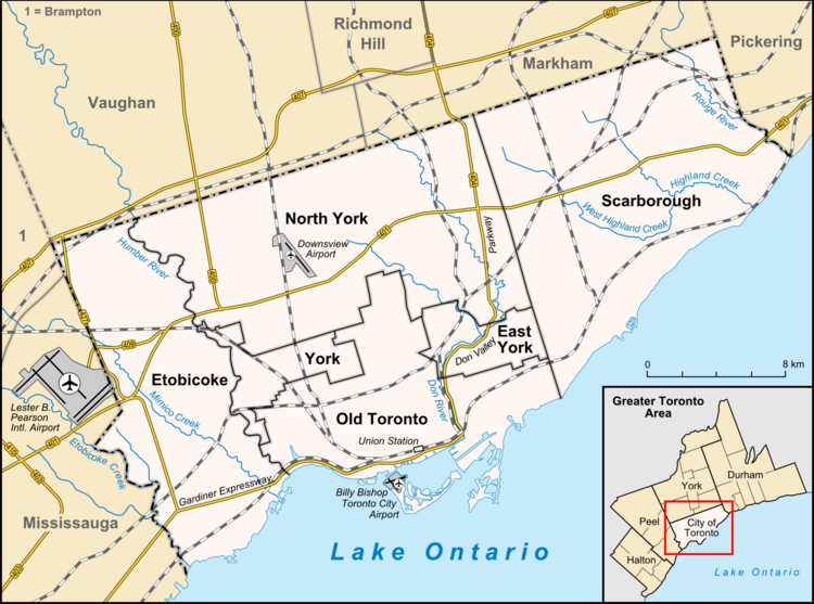 List of airports in the Greater Toronto Area is located in Toronto