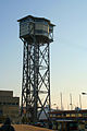 Torre Sant Sebastià, Barcelona; terminal on top of the pylon