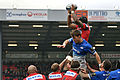 USO - Saracens - 20151213 - Line-out