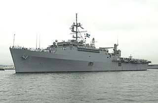 USS <i>Ogden</i> (LPD-5) Austin-class amphibious transport dock