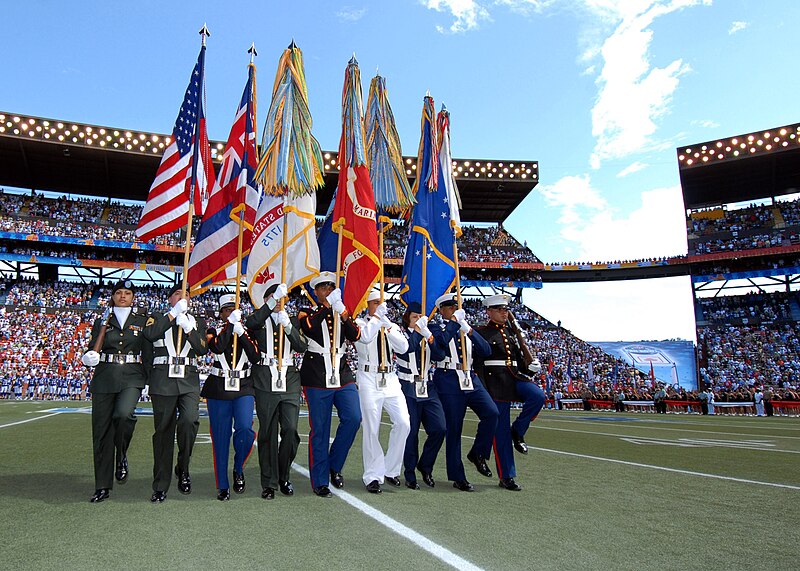 File:US Navy 070210-N-4965F-001 A joint service color guard parades the colors at mid-field during the National Football League's 2007 Pro Bowl game at Aloha Stadium in Honolulu, Hawaii.jpg
