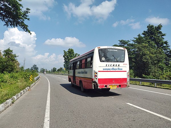 NH 9 near Khatima(near SITARGANJ) (Uttarakhand)