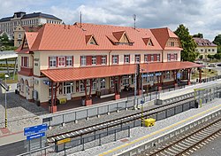 Staniční budova v Uherském Brodě