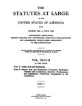 Миниатюра для Файл:United States Statutes at Large Volume 48 Part 2.djvu