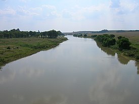 A Vaal folyó az N3-autóútról nézve