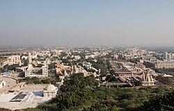 Udsigt over Palitana