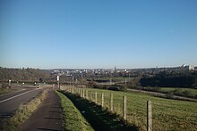 View of Saint-Lô, from the slopes of the River Vire.