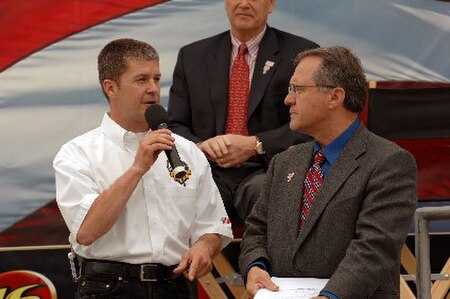 Ward Burton at American Heroes Memorial Day Lowe's Motor Speedway May 8 2007.jpg