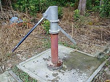 Stand pipes that were a common sight in rural areas have now been largely relegated to the past. Water pump.jpg