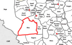 Location of Wau County