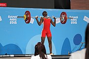 Deutsch: Gewichtheben bei den Olympischen Jugendspielen 2018; Tag 2, 10. Oktober 2018; Jungen 62 kg English: Weightlifting at the 2018 Summer Youth Olympics at 8 October 2018 – Boys' 62 kg