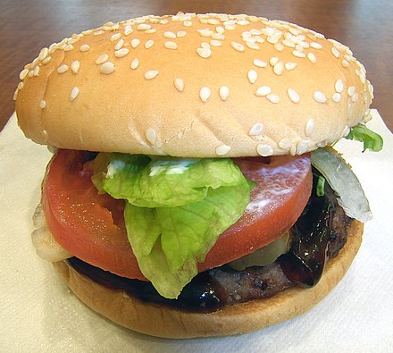A teriyaki burger