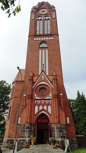 File:Wieża kościoła luterańskiego, 1904 (14).JPG