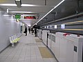 De metro heeft halfhoge platform screen doors