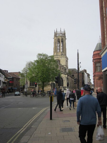 File:York The Parish of All Saints Pavement With Saint Crux and Saint Michael Spurriergate Church - geograph.org.uk - 5354292.jpg