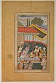 "Emperor Babur Receiving a Visitor", Folio from a Baburnama (The Book of Babur) MET sf67-266-4.jpg