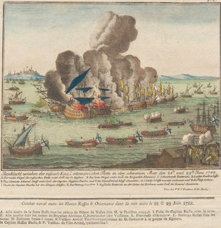 Naval actions at the siege of Ochakov (1788)