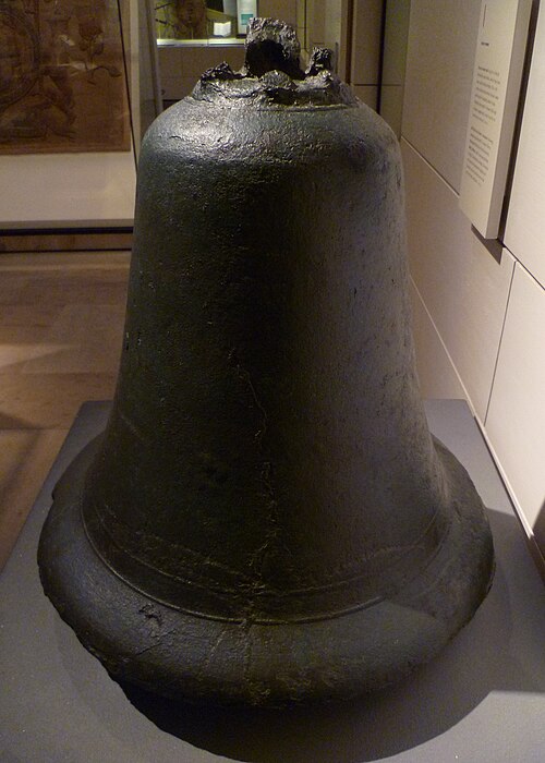 12th century bell found in a field near the Abbey