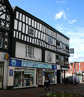 Regent and Warwick House Grade II listed building in Nantwich, Cheshire, UK