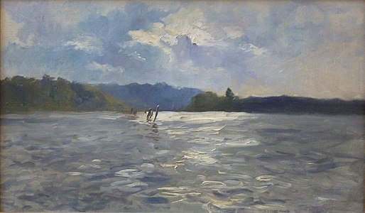 La Laïta à marée haute (1865-1868) musée des Beaux-Arts de Quimper.