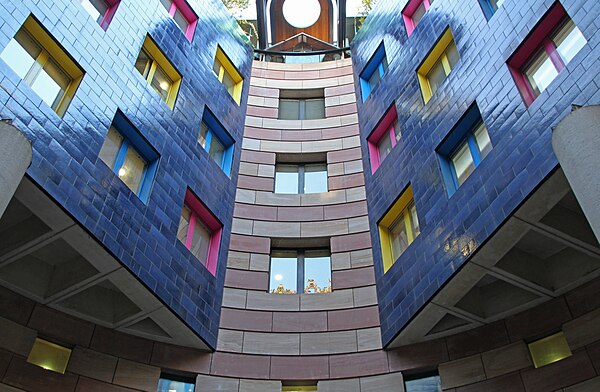 Interior atrium windows