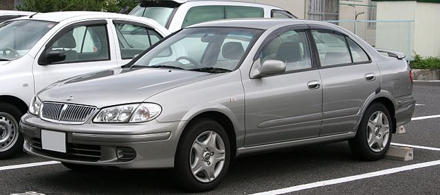 2000–2003 Nissan Bluebird Sylphy sedan (Japan)