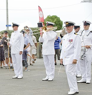 Royal New Zealand Navy Band Military band from New Zealand
