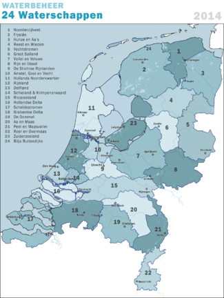 Lijst van Nederlandse waterschappen - Wikipedia