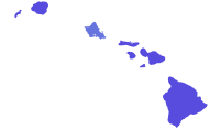 2014 United States Senate special election in Hawaii results map by county.svg