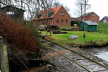 Blick auf die Slipanlage der Dawartz Schiffswerft im alten Hafen