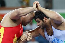 2016 Summer Olympics, Greco-Roman Wrestling 130 kg 1.jpg