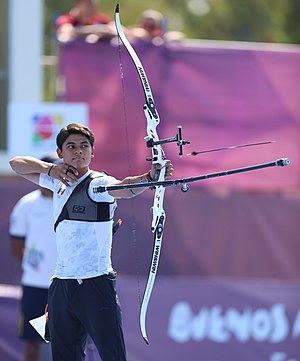 Action shot of Carlos Daniel Vaca Cordero at the 2018 Summer Youth Olympics