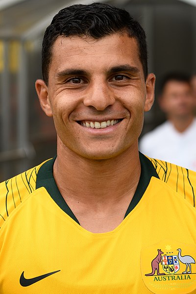 Nabbout with Australia in 2018