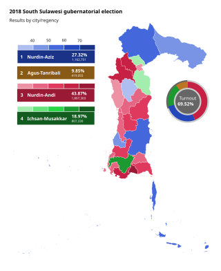 <span class="mw-page-title-main">2018 South Sulawesi gubernatorial election</span>