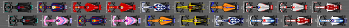 Schéma des résultats de la troisième séance d'essais libres du Grand Prix d'Autriche 2020