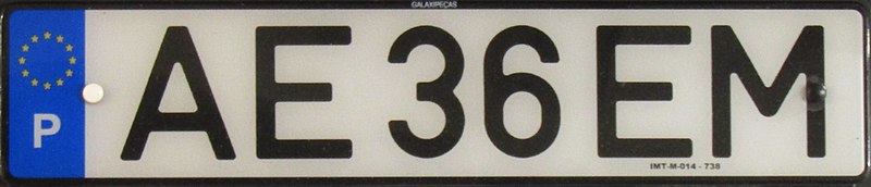 File:2020 Portugal license plate example.jpg