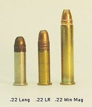 .22 Uzun, .22 LR, .22 Winchester Magnum