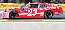 Bill Elliott at Road America in 2018. 23 Bill Elliott 2018 Johnsonville 180.jpg