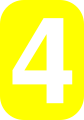 4 white, yellow rounded rectangle.svg