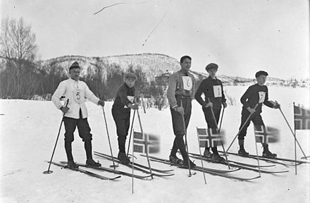 Local championship, Ballangen, Norway, 1925