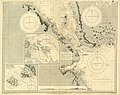 1873 map of Bab-el-Mandeb (strait), Perim Island, Djibouti